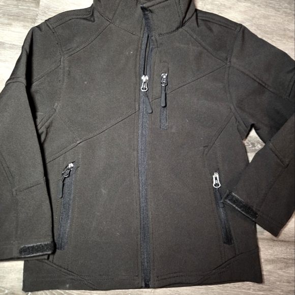 Snozu Winter Performance Winter Jacket Boys Black‎ Coat Full Zip Pockets… - Picture 1 of 12